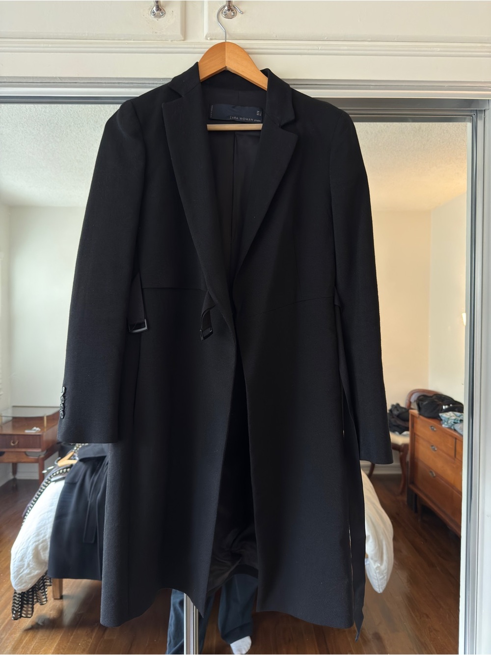 Long Black Blazer Light Coat